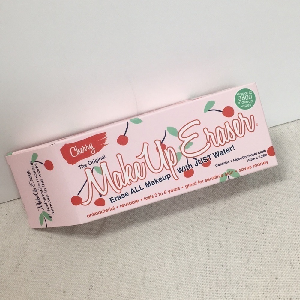 The Original Make Up Eraser Cloth Cherry print
